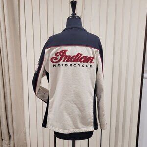 INDIAN motorcycle sweatshirt hoodie with zip 2XL